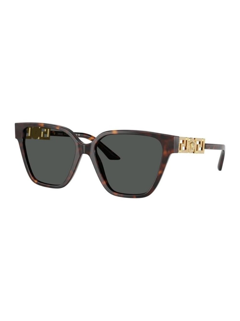 New Authentic Versace Womens Havana Butterfly Acetate Sunglasses